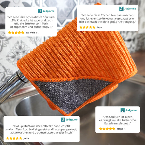 Spül- & Küchentuch mit Kratzecke - EASYCLEAN-SHOP.de