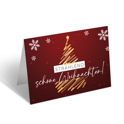 Weihnachtskarte mit Gutschein