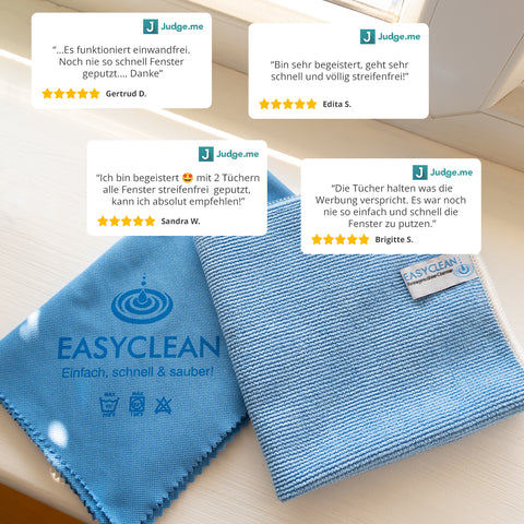 Fensterputz-Set mit großen Tüchern - EASYCLEAN-SHOP.de