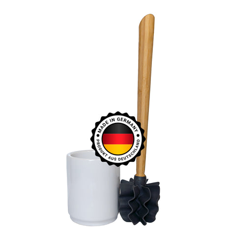 Toilettenbürsten-Set Bambus